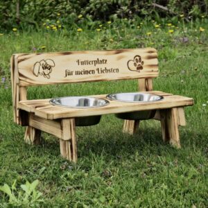 Futterbank für Hunde - klein
